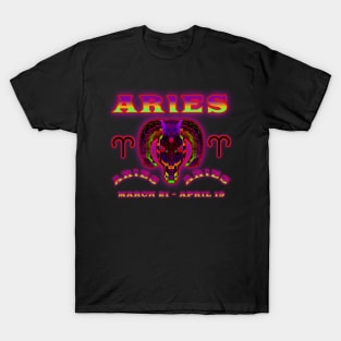 Aries 8a Black T-Shirt